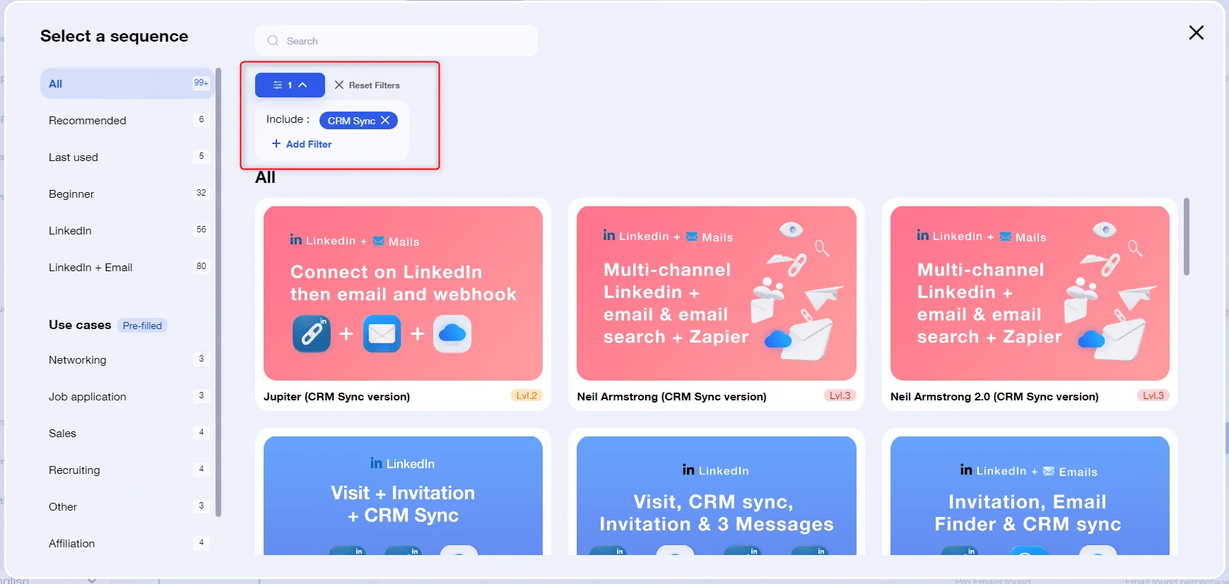Selecting your campaign