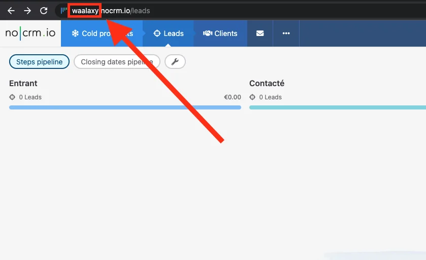 Waalaxy pipeline sales CRM leads