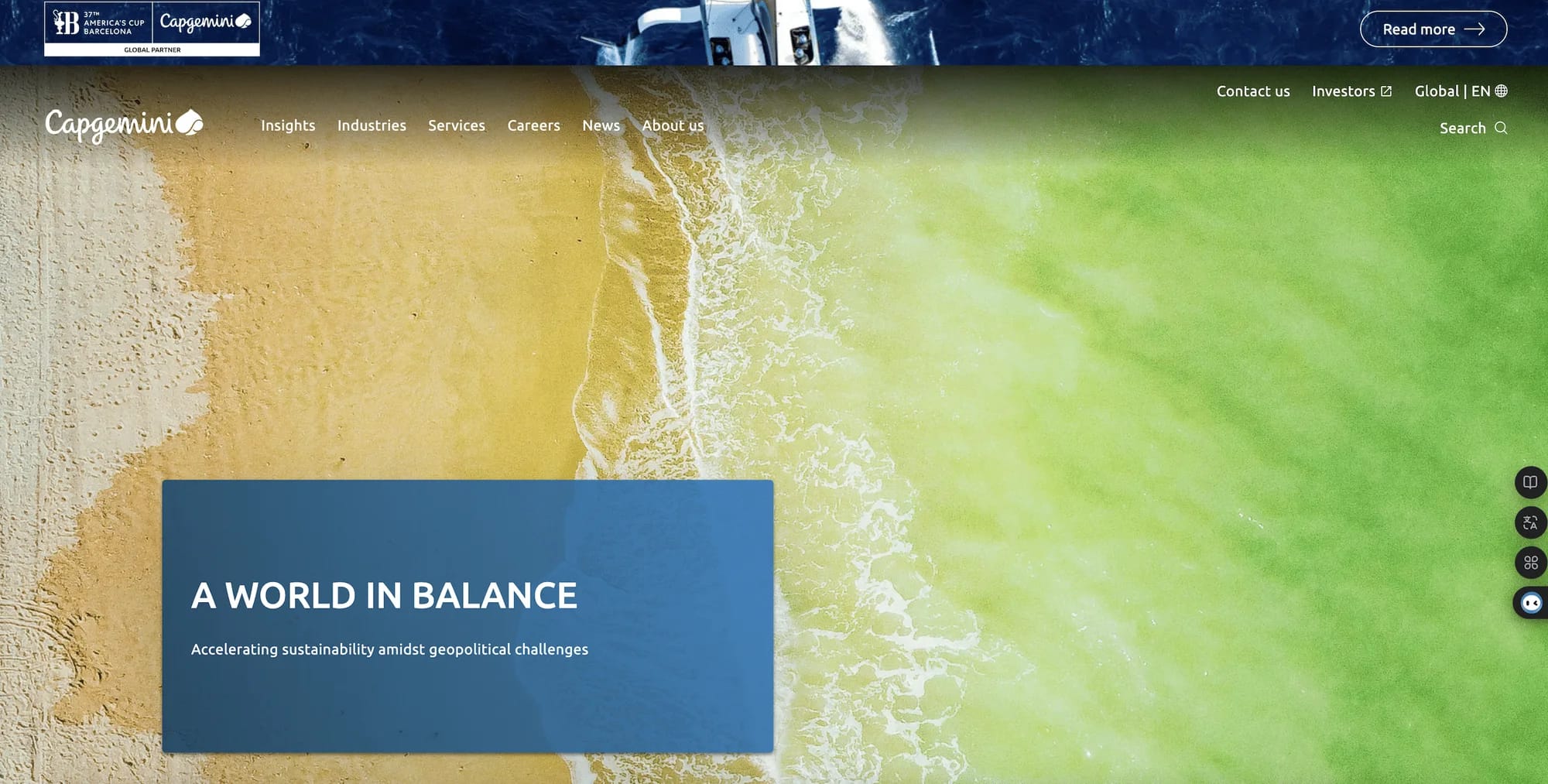 Example of a sales strategy: CapGemini