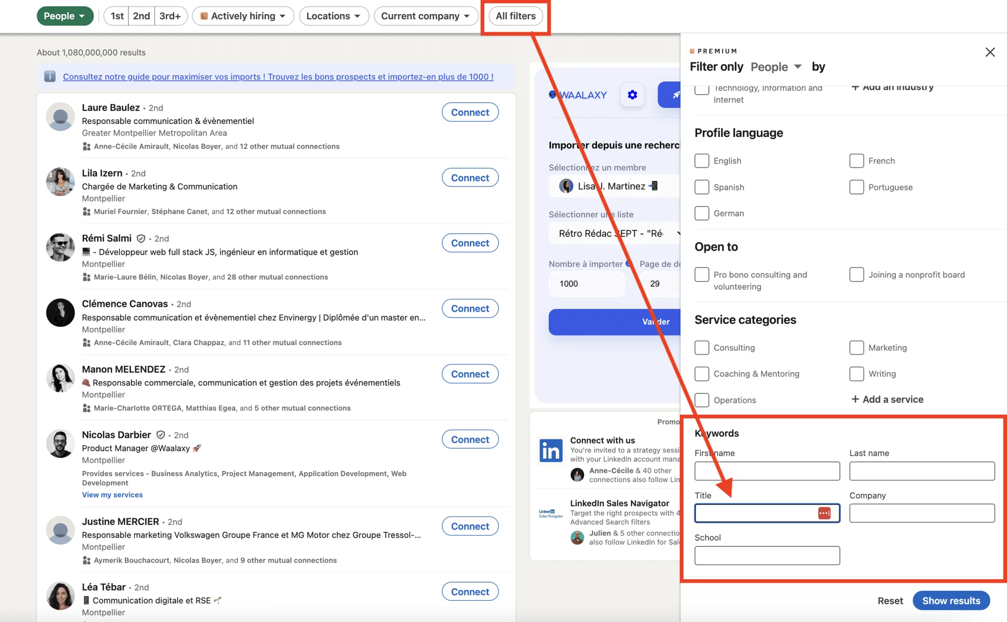 LinkedIn sales strategy and good LinkedIn research.