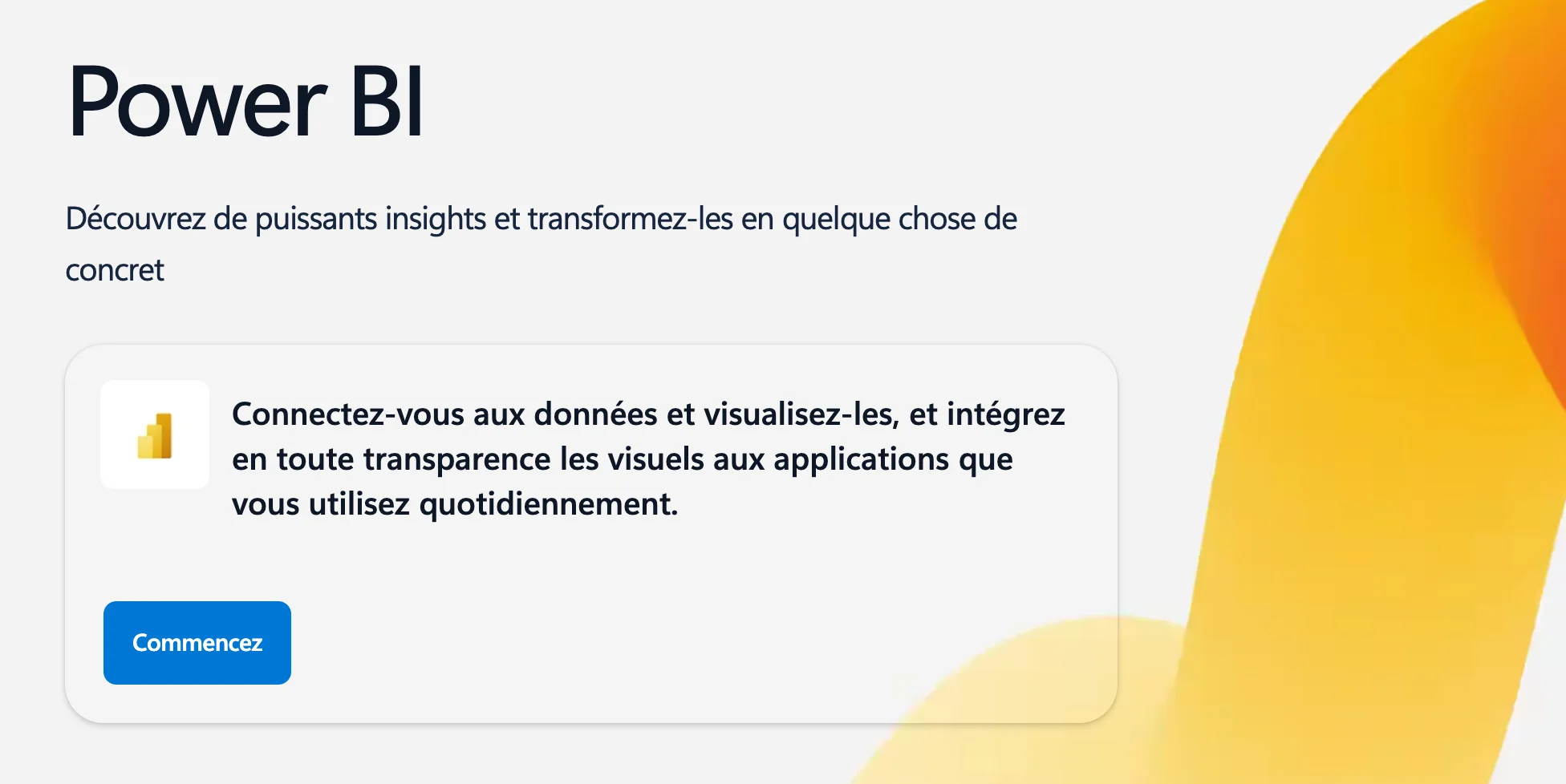 Sales Ops - outil pour connecter plusieurs sources de données Power BI