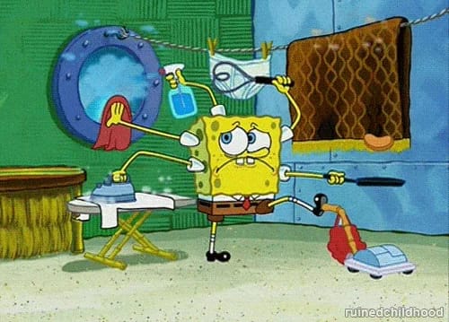 busy Spongebob GIF