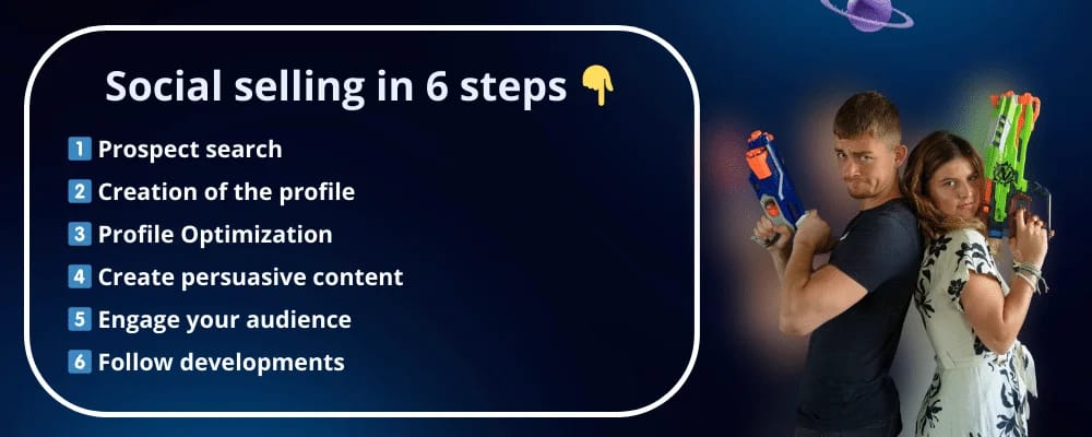 6 steps social selling