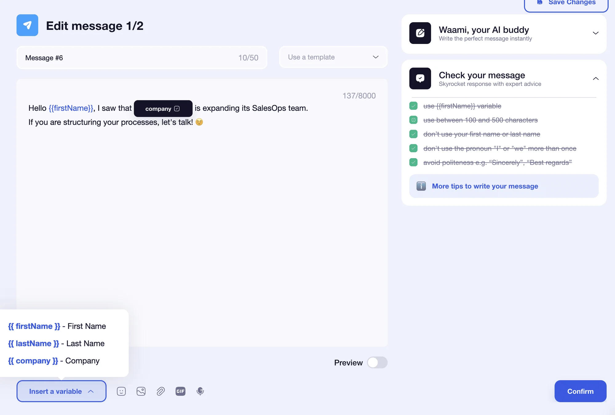sales intelligence - waalaxy tool