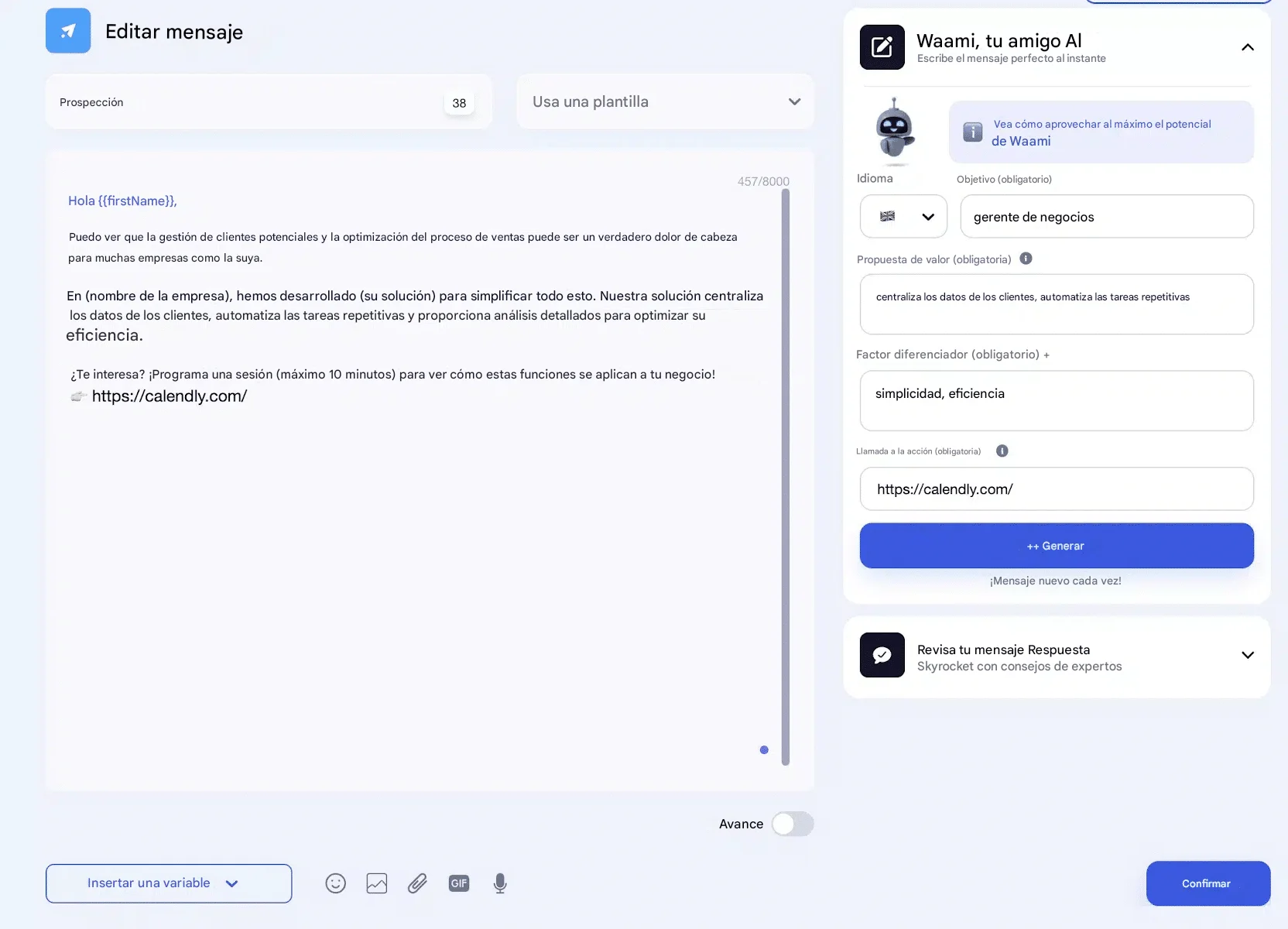 IA para prospectar clientes Waami