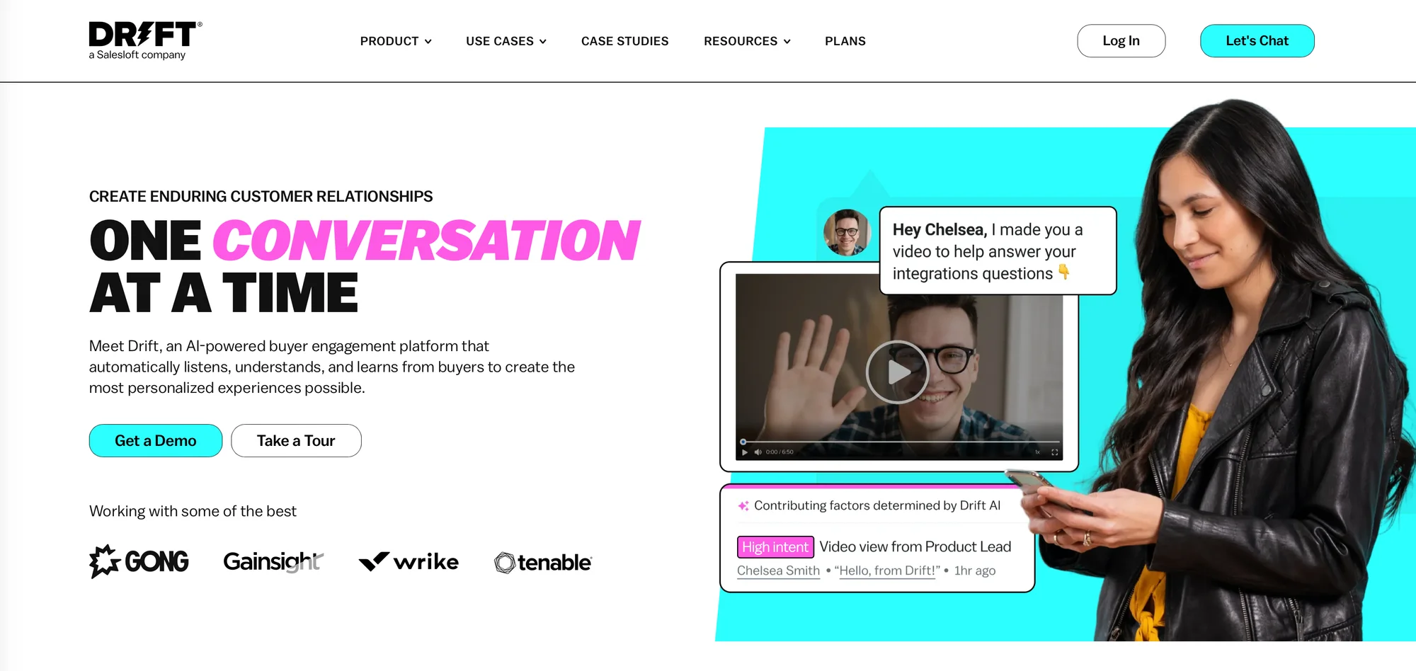 Drift plateforme engagement acheteurs IA