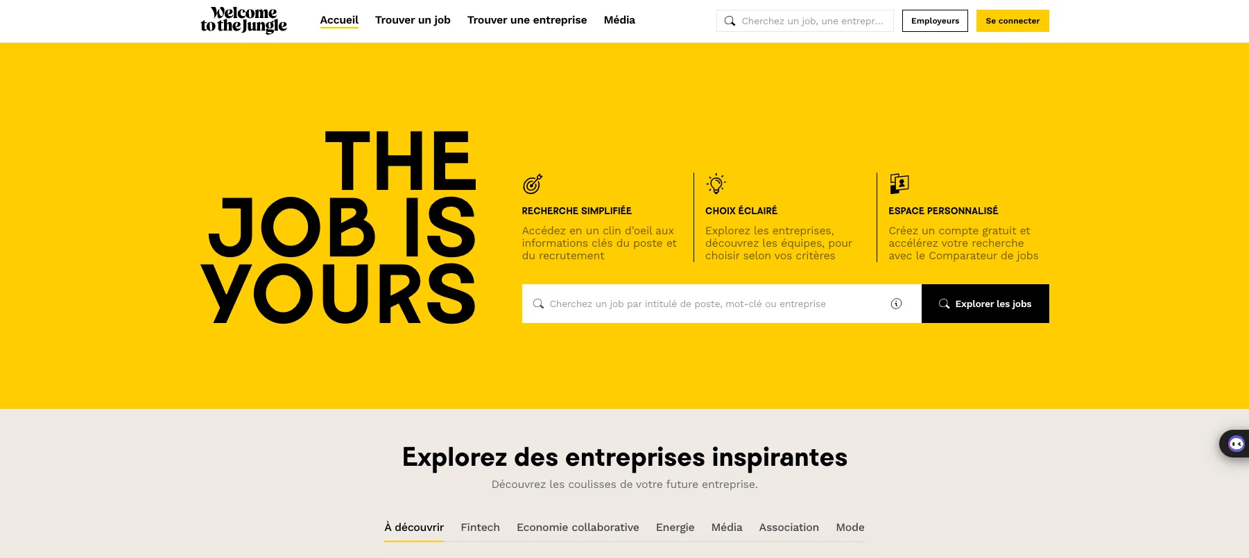 Étude de cas sur la proposition de valeur par Welcome To The Jungle.