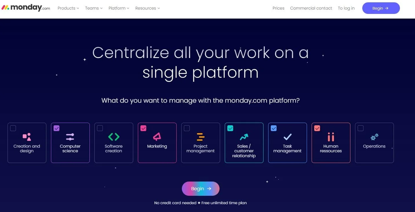 Monday.com CRM software