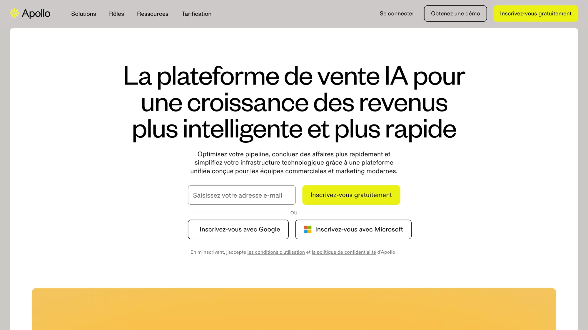 apollo io outils de prospection commerciale avec base de données