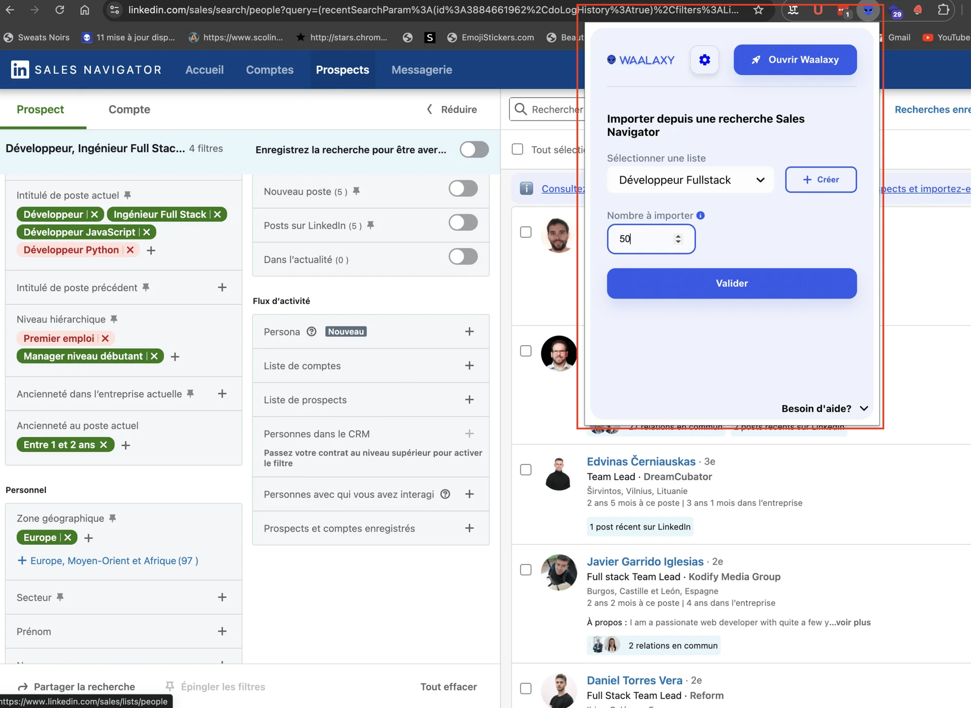 LinkedIn pour votre équipe de vente