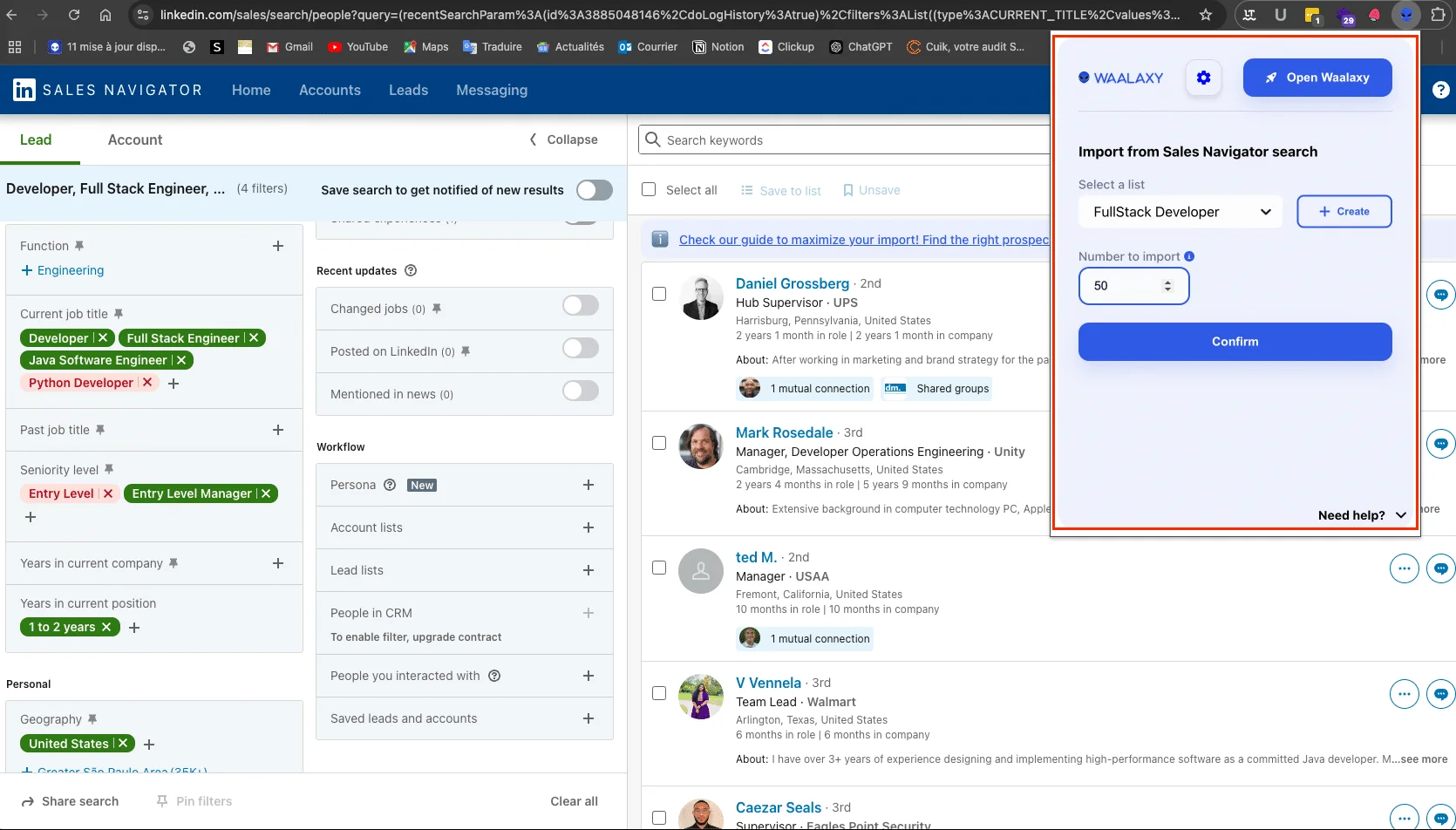LinkedIn for sales team