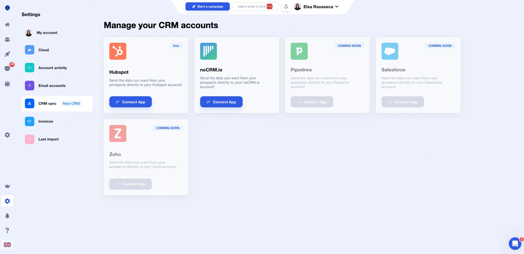 Waalaxy CRM