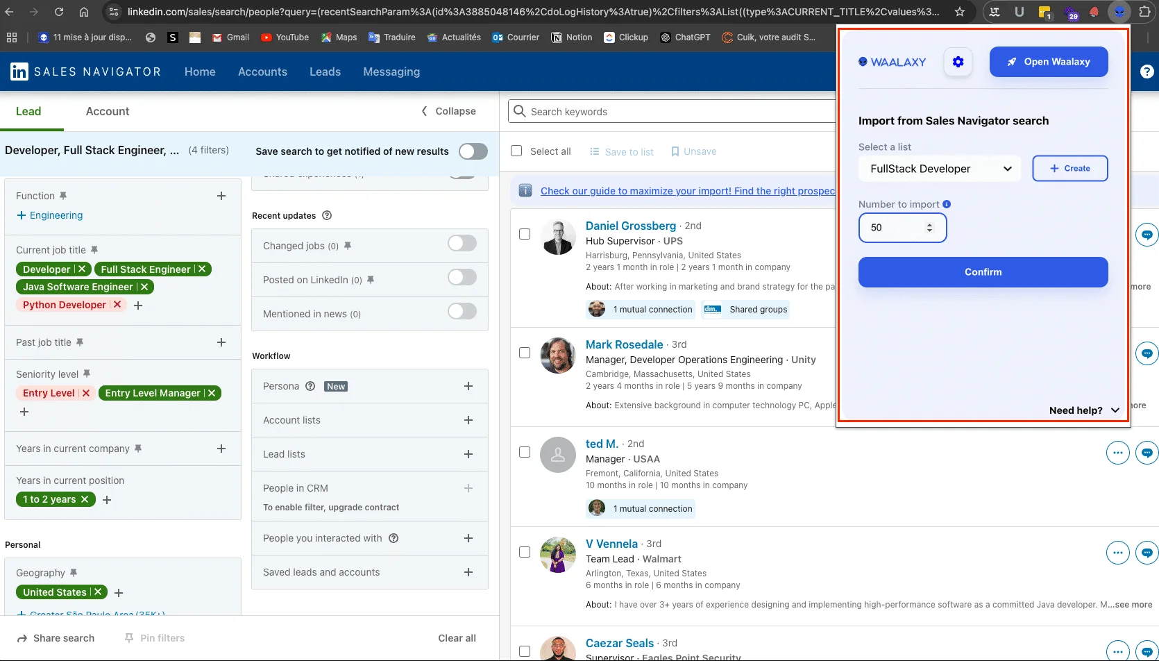 LinkedIn para a equipa de vendas