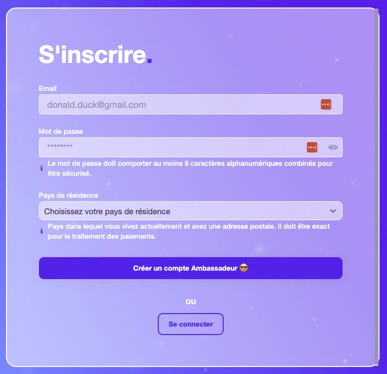 lead magnet - formulaire