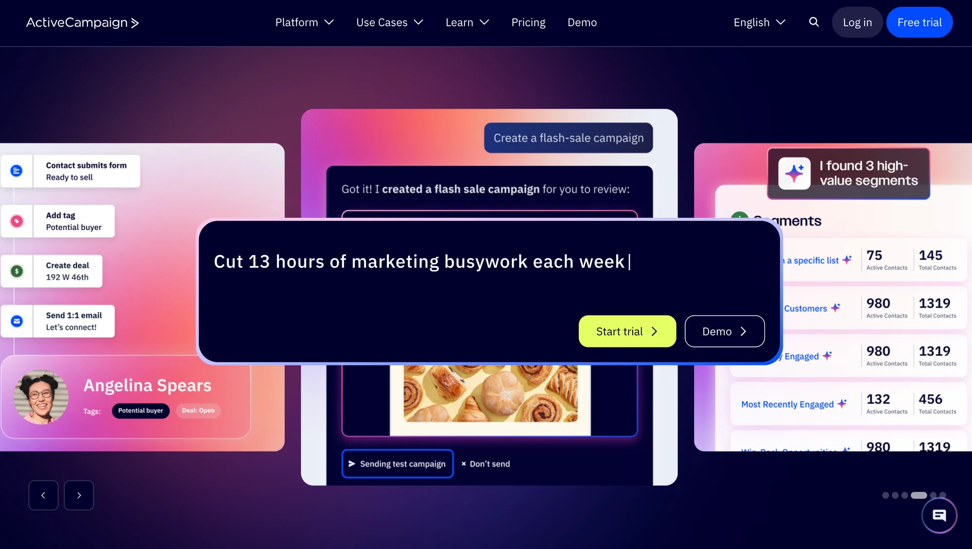Lead management system with active campaign