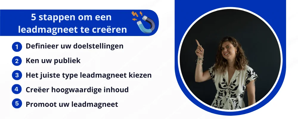 stappen lead magnet creëren