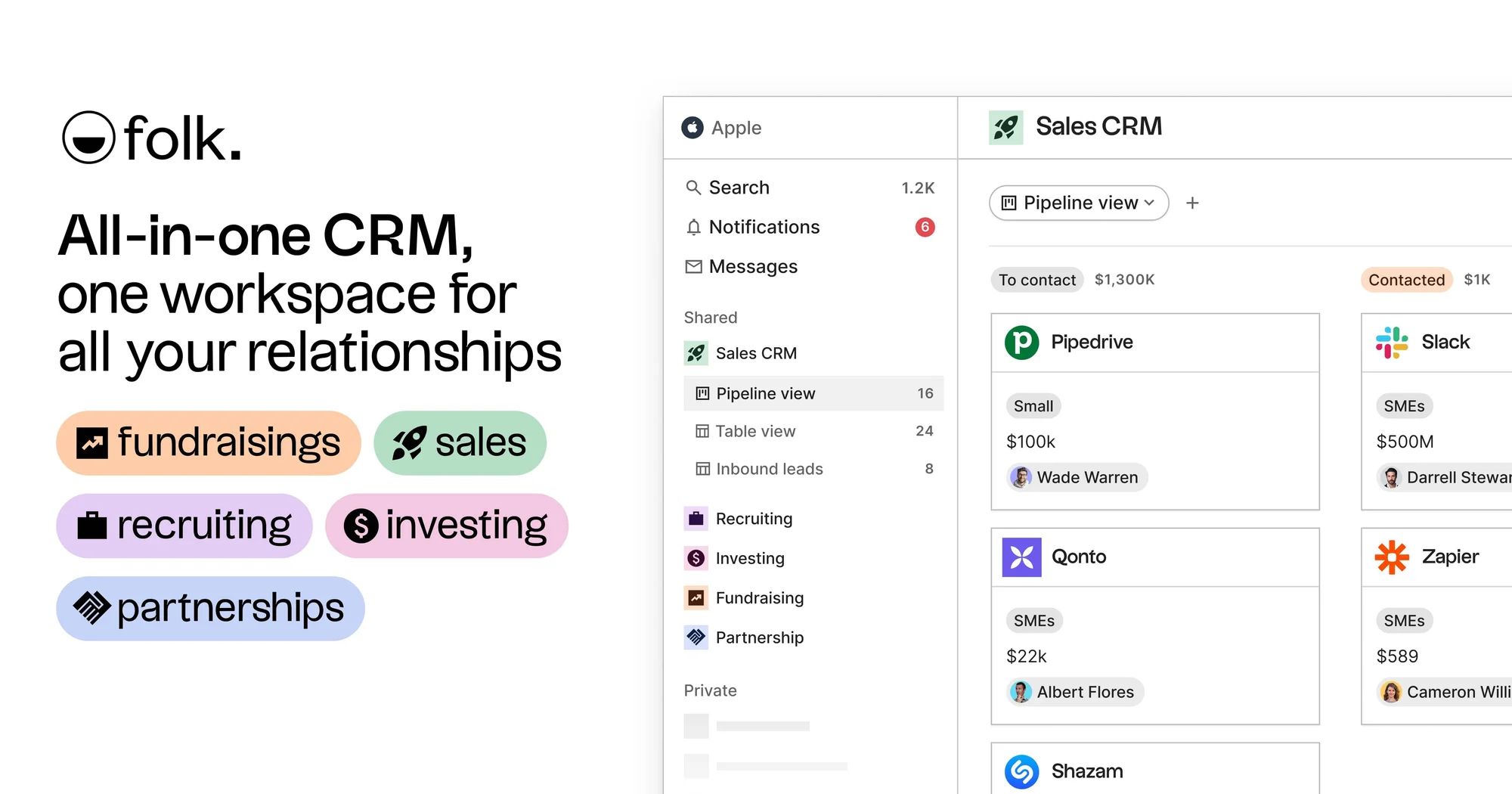 folk crm ai sales tool