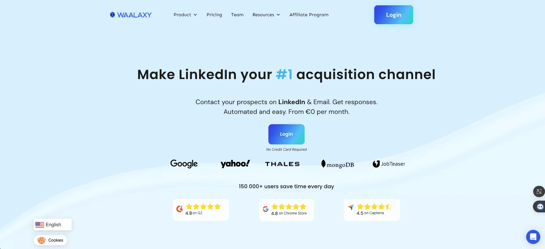 Automatiseer het verzenden van prospectie e-mails met Waalaxy