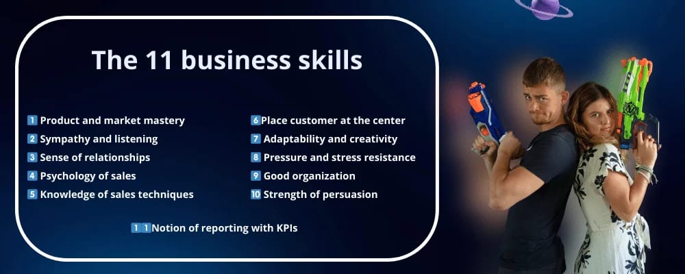 Les 11 compétences business essentielles