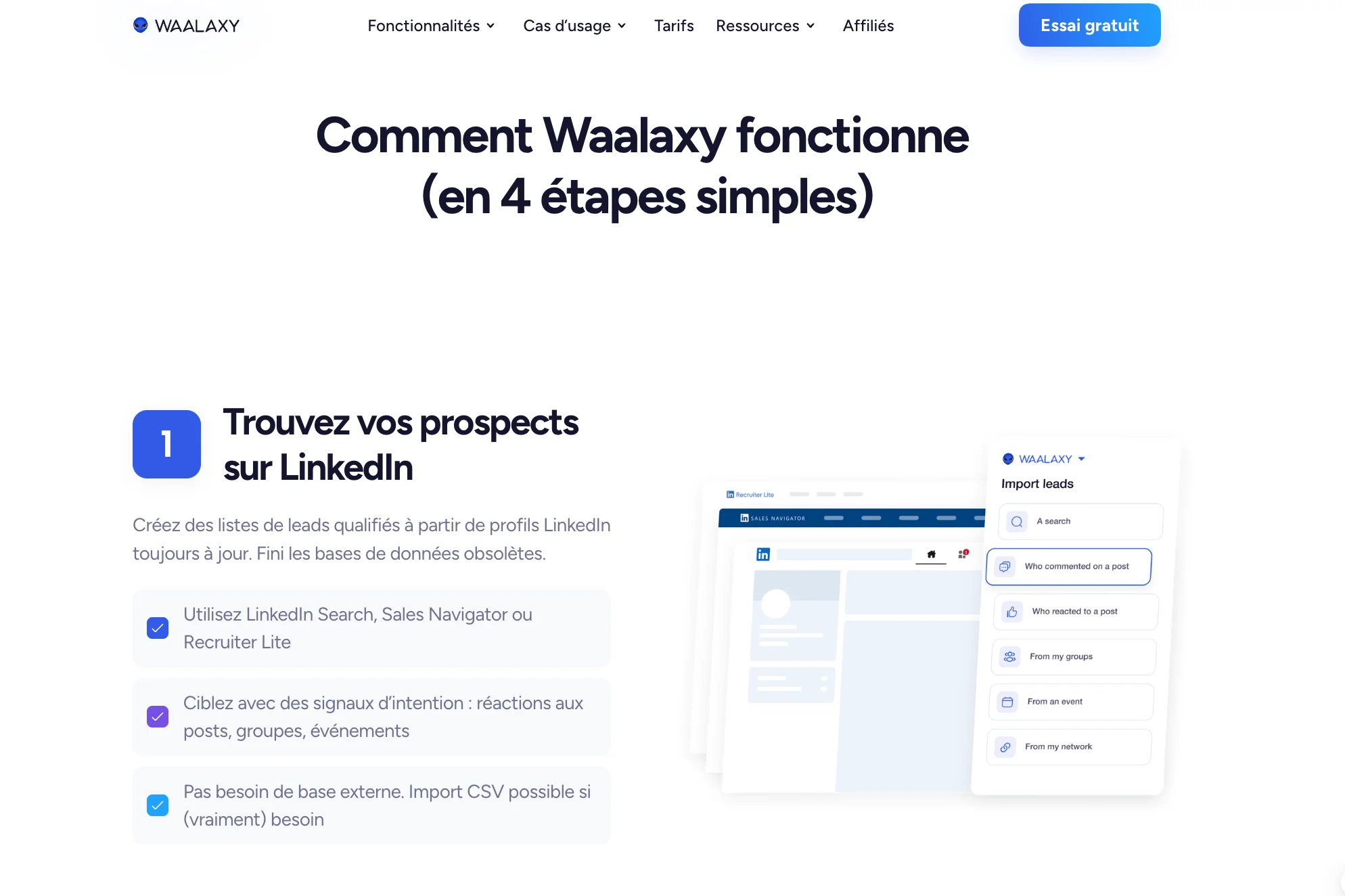 waalaxy home