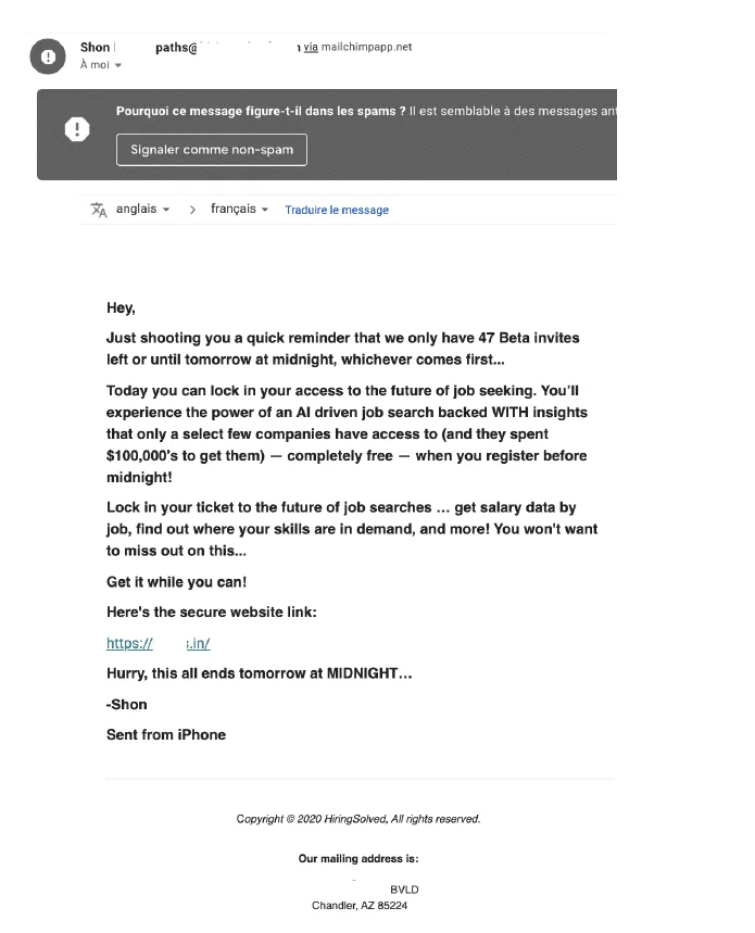 exemple erreurs cold emailing