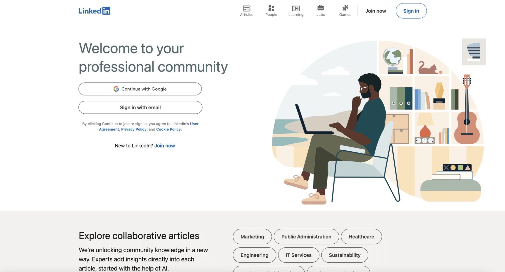 Connexion LinkedIn communauté professionnelle