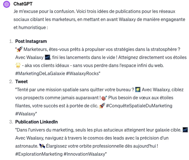 social selling chatgpt prompt