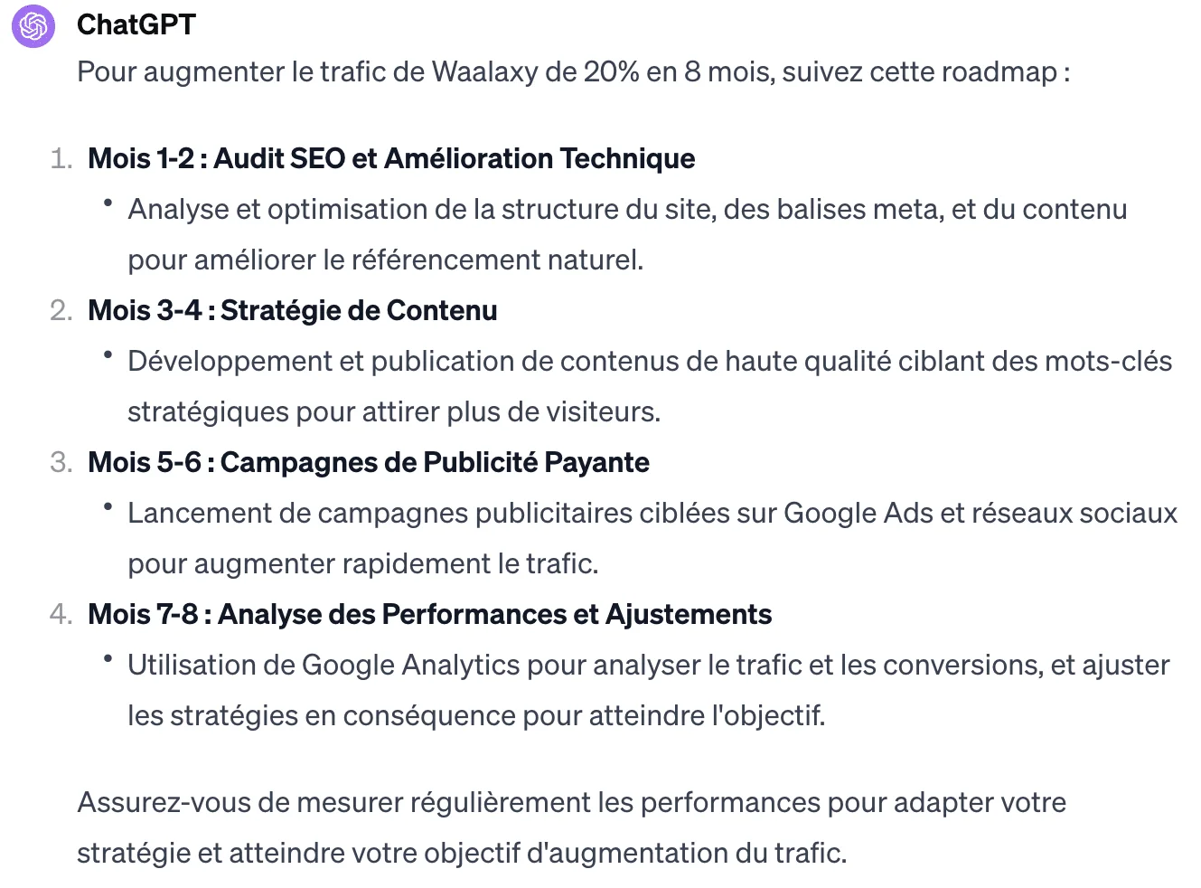 roadmap chatgpt prompt
