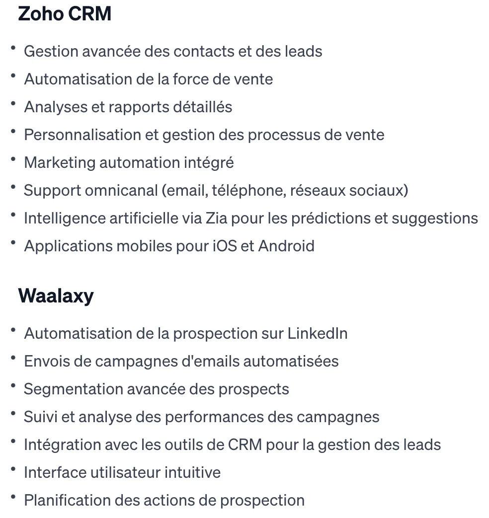 zoho vs waalaxy chatgpt prompt