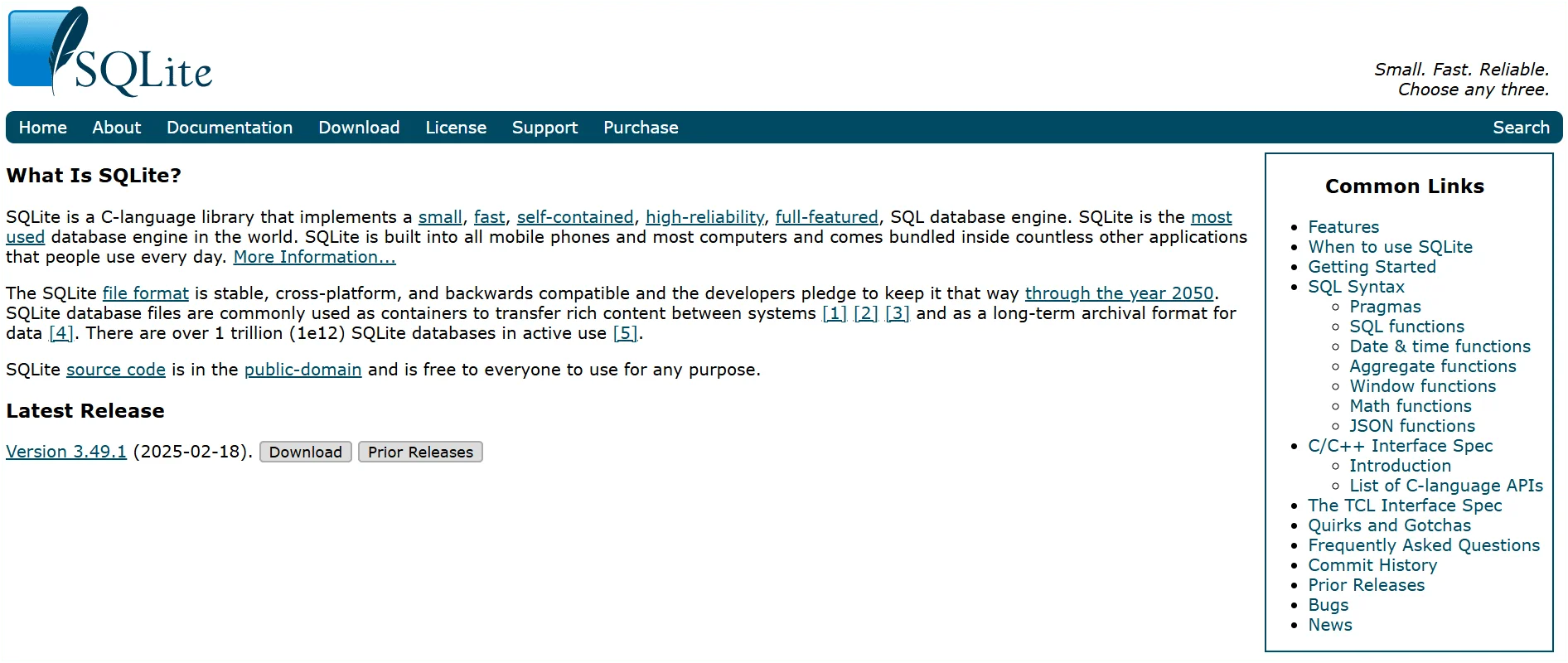 SQLite free online database