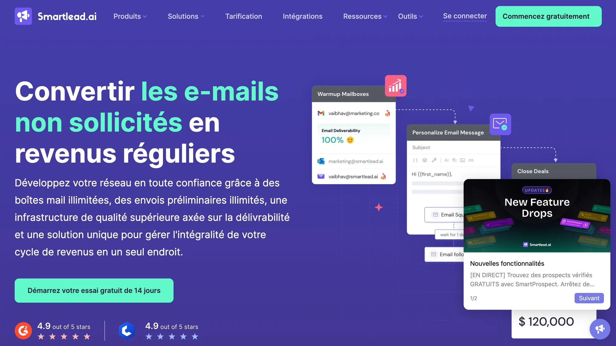 Smartlead AI outil de lead generation