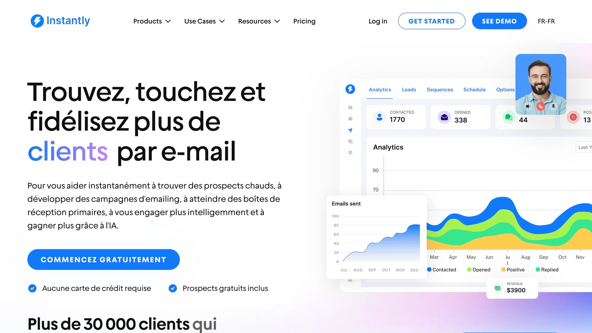 Instantly outils AI Lead Generation