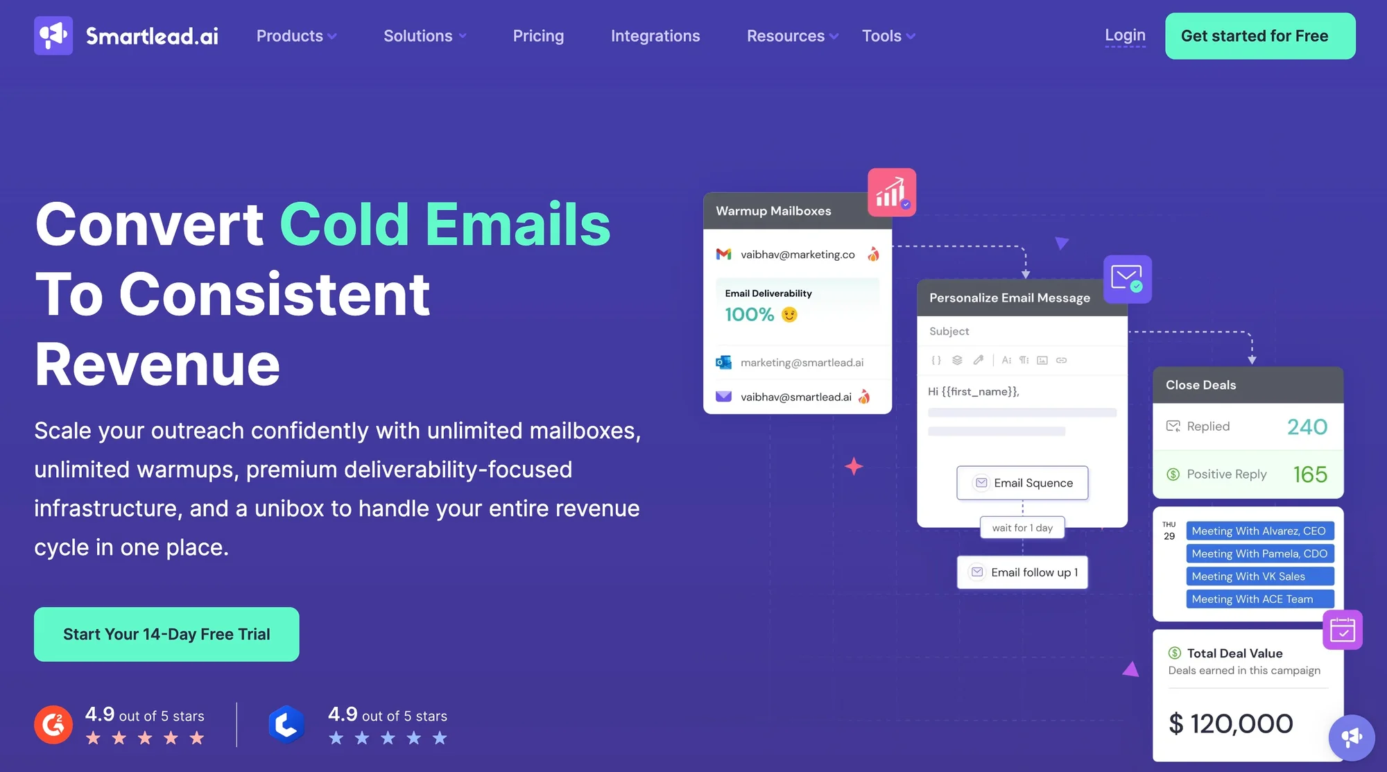 tool for your lead generation Smartlead