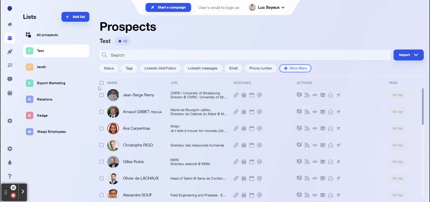 visit campaign automation