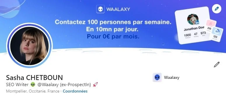Photo de profil et bannière LinkedIn