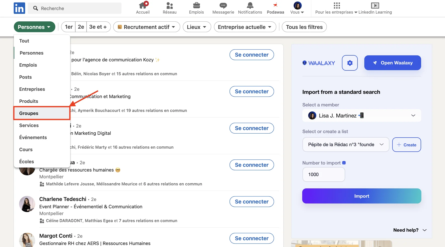 Comment trouver des groupes sur LinkedIn ?