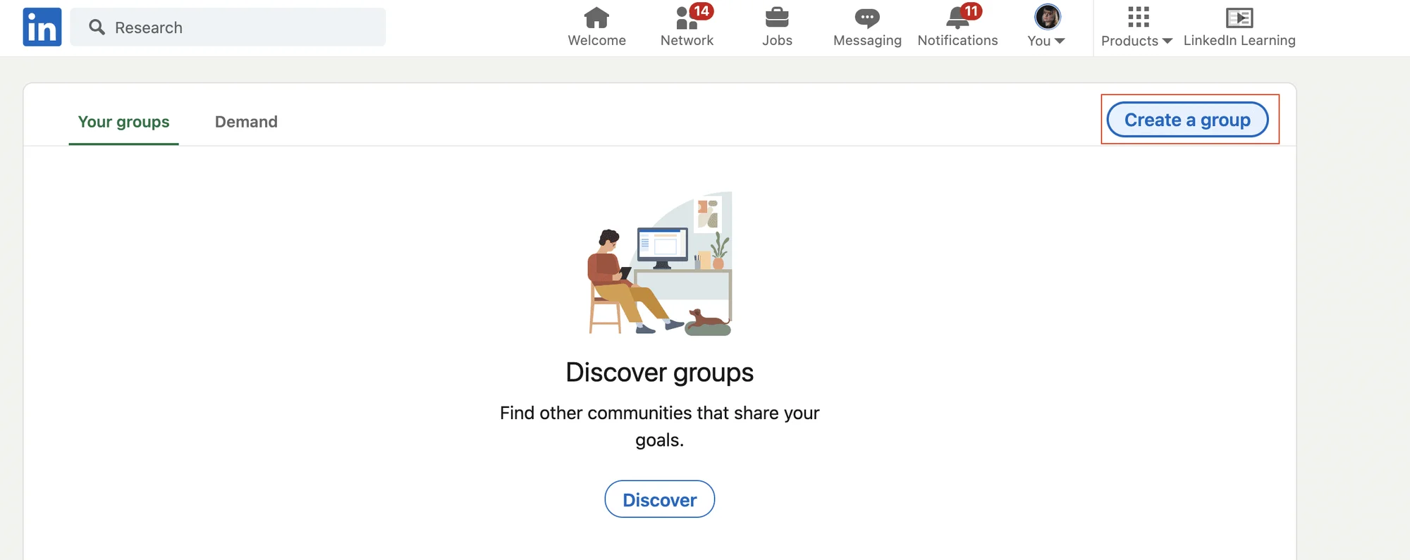Groupes LinkedIn découvrir communautés