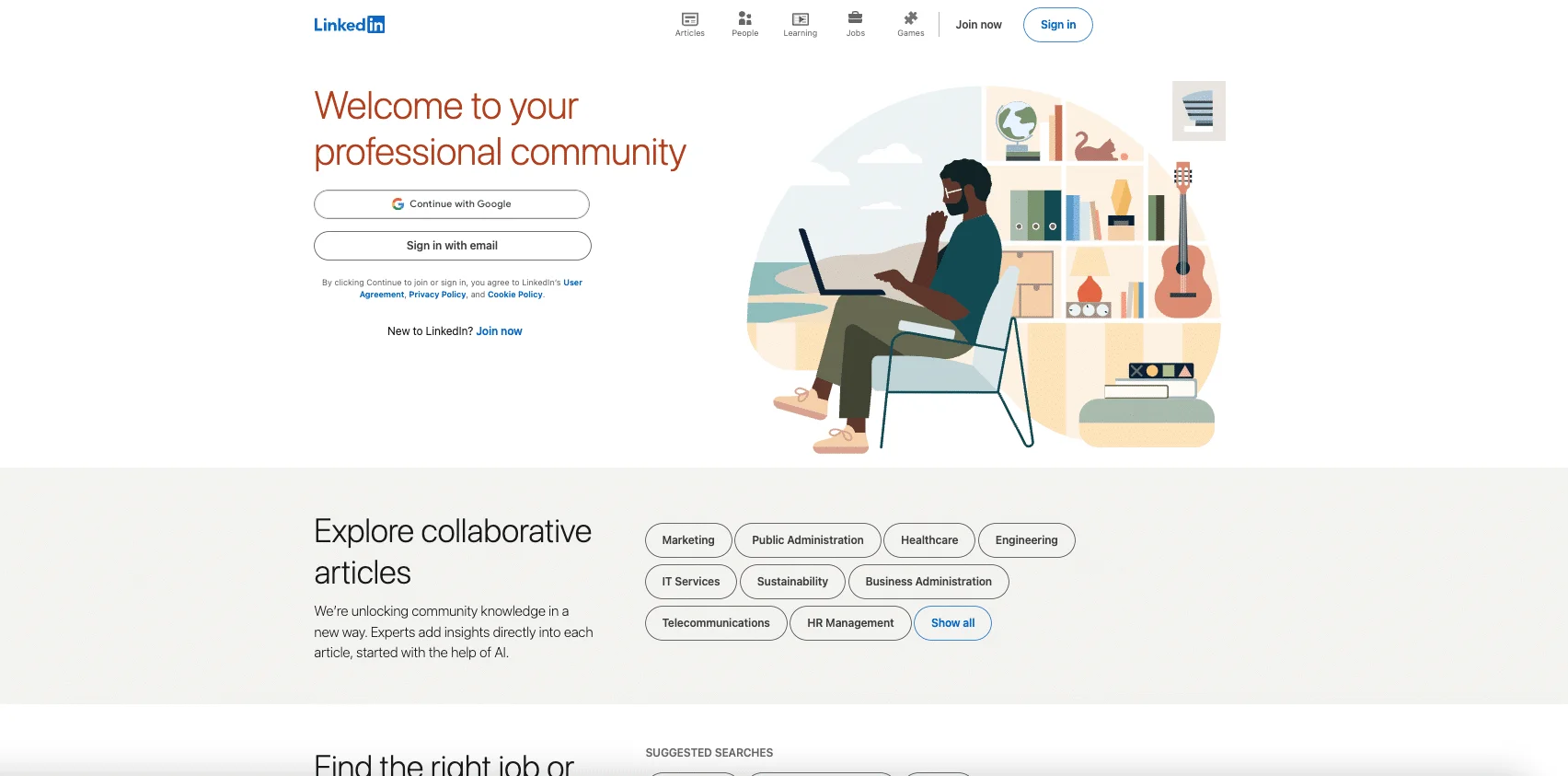 Executive search with LinkedIn