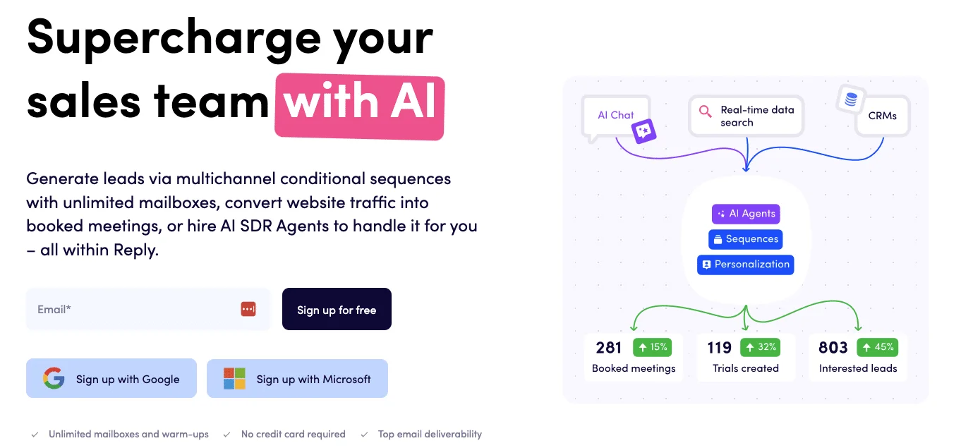 outreach.io alternatives - reply.io