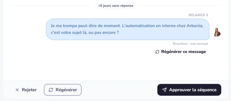 Messages à approuver waalaxy ai