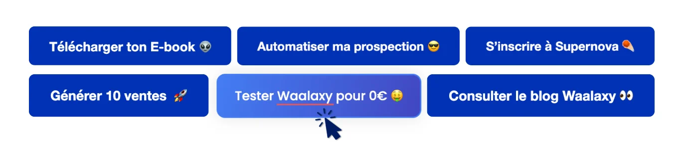 Exemples de CTA email marketing