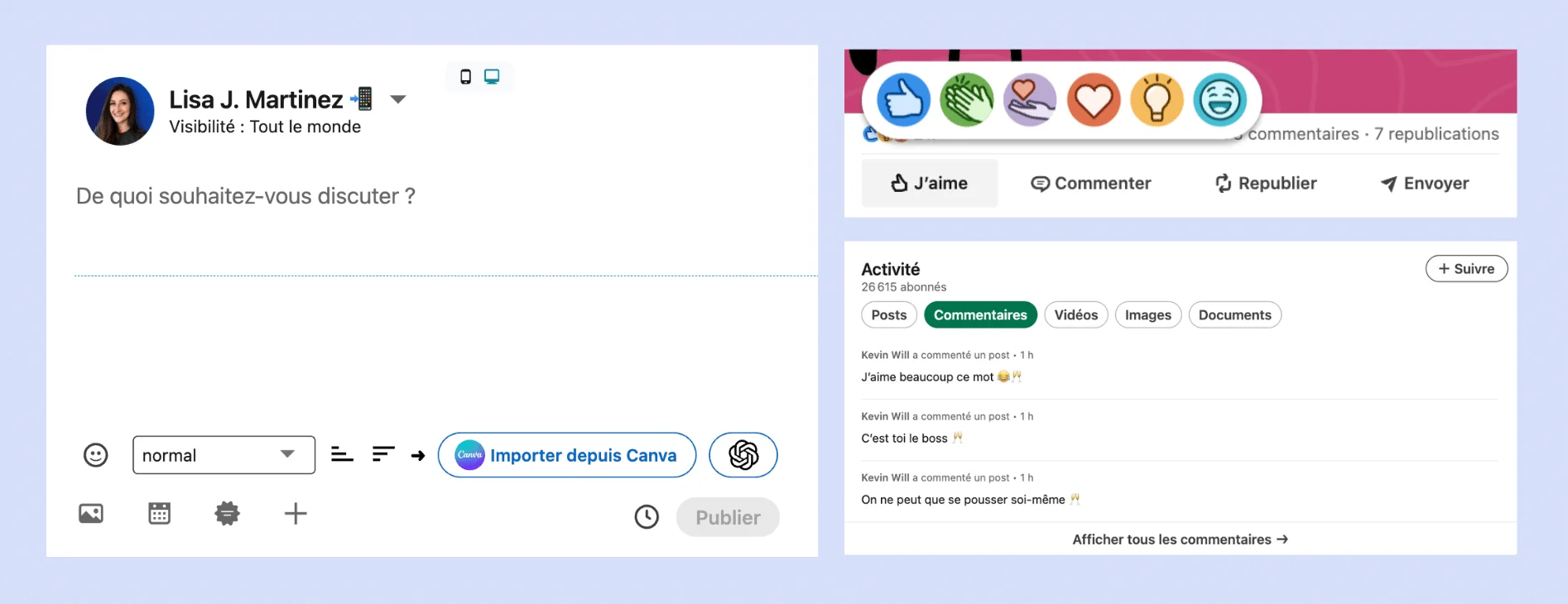 Créer de l'engagement pour devenir Top Voice LinkedIn