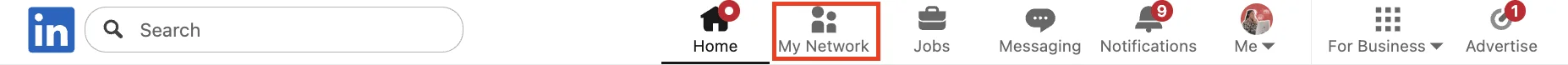 LinkedIn Login network
