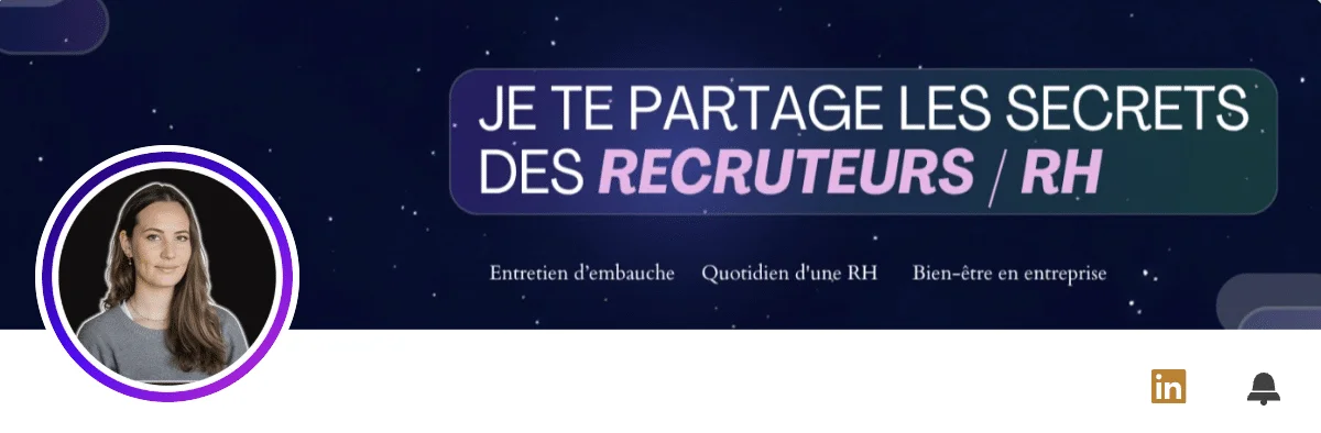 Exemple de bannière LinkedIn rh